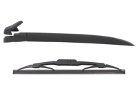 Achterste wisserarm met wisserblad. Porsche 955 Cayenne / 957 Cayenne - 95562804002, 95562805000